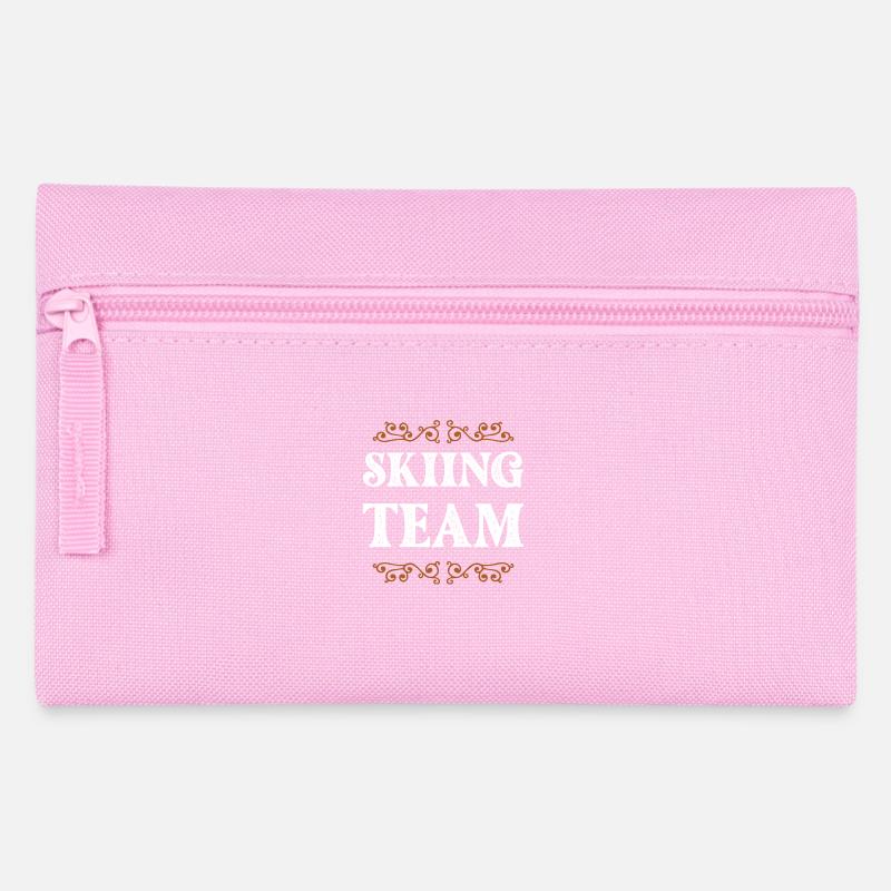 Skiing Crew - Pencil Case - pink