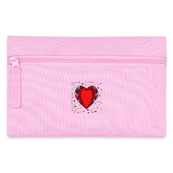 Herz - Federtasche - Rosa - Vorne