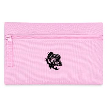Furchteinflößender Meeresjäger mit riesigem Maul - Federtasche - Rosa - Vorne