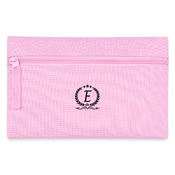 Krone mit Buchstabe e - Federtasche - Rosa - Vorne