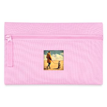 Spaziergang mit Erdmännchen - Federtasche - Rosa - Vorne