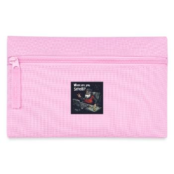 Bitcoin uncle Satoshi - Federtasche - Rosa - Vorne
