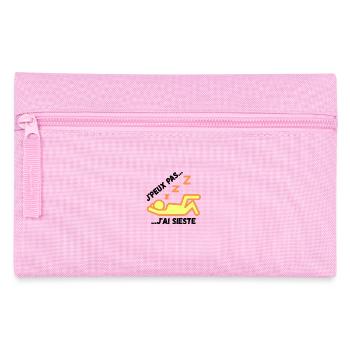 I can't I took a nap - Pencil Case - pink - Front