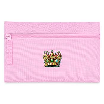 couronne - Trousse - rose - Devant