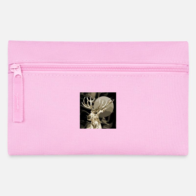 Cerf - Trousse - rose