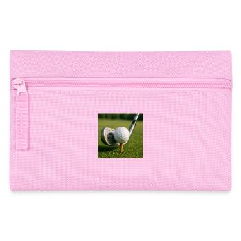 Sports - Golf, club and ball - Pencil Case - pink - Front