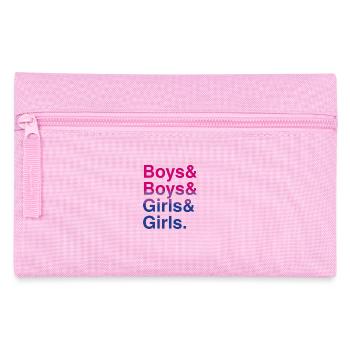 Boys & Girls: fierté bisexuelle swiftie - Trousse - rose - Devant