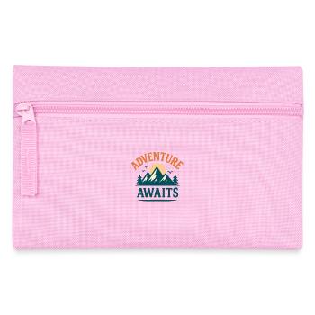 Adventure Awaits – Explore More - Pencil Case - pink - Front