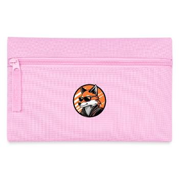 Fox Comic Cool - Pencil Case - pink - Front