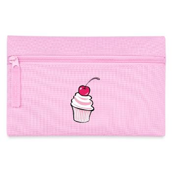 Cherry cupcake - design! - Pencil Case - pink - Front