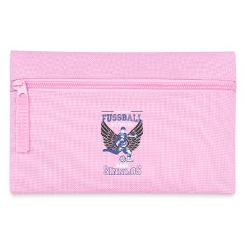 Fußball Leben sinnlos - Geschenk - Federtasche - Rosa - Vorne