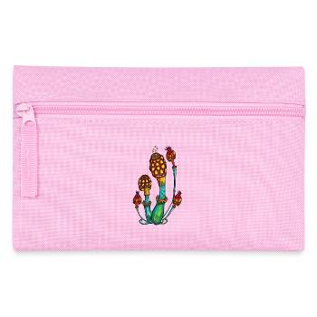 Magic Mushrooms, champignons magiques, goa, trance - Trousse - rose - Devant