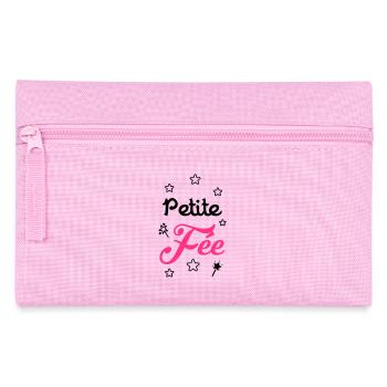 Fée / Fille / Princesse / Reine / Naissance / Bébé - Pencil Case - pink - Front