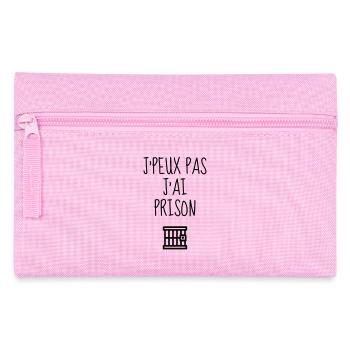 gardien de prison / surveillant / police / juge - Trousse - rose - Devant