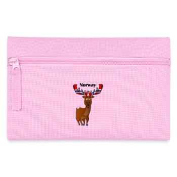 Norwegen Elg - Federtasche - Rosa - Vorne