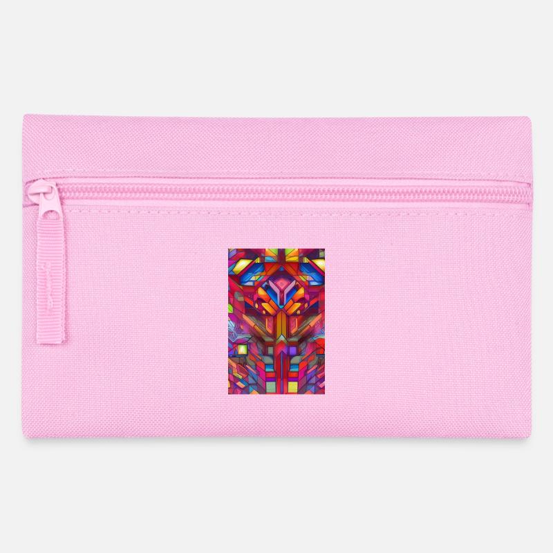 Formen und Muster - Federtasche - Rosa