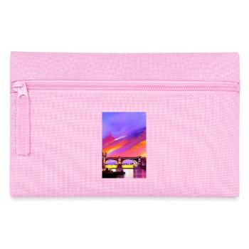Brücken in London - Federtasche - Rosa - Vorne