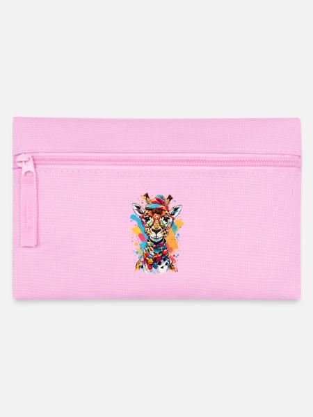 Coole Giraffe - Federtasche - Rosa