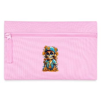 Sugar Skull - Pencil Case - pink - Front