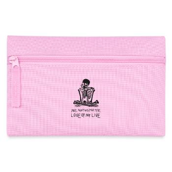 moi qui attends ma Saint-Valentin - Trousse - rose - Devant