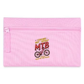 Humorvolles MTB Buy Myself Custom Design - Federtasche - Rosa - Vorne
