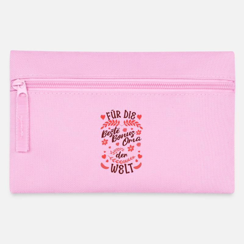 Die beste Bonus Oma der Welt - Federtasche - Rosa