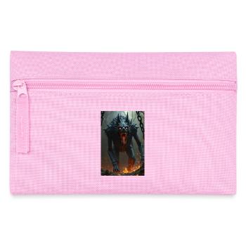 Amon-Heh, dieu doré de l’éternité, assis sur un cosme - Trousse - rose - Devant