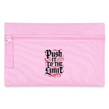 Push It To The Limit Tattoo - Pencil Case - pink - Front