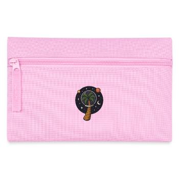 Palm tree in space - Pencil Case - pink - Front