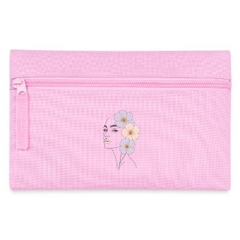 Blütenpoesie – Line Art Femininity - Federtasche - Rosa - Vorne