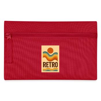 Wellenzeit – Retro Sommer Vibes - Federtasche - Rot - Vorne