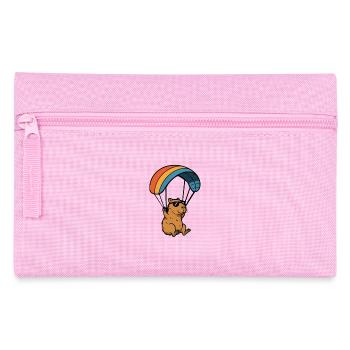 capybara paragleiten gleitschirm - Federtasche - Rosa - Vorne