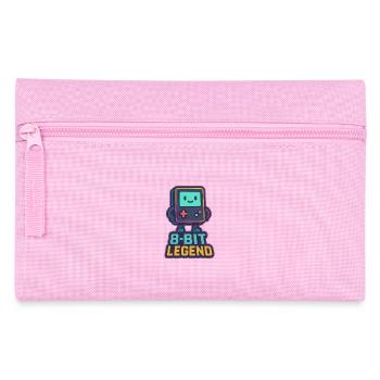 Personnage de jeu rétro Legend 8 bits - Trousse - rose - Devant