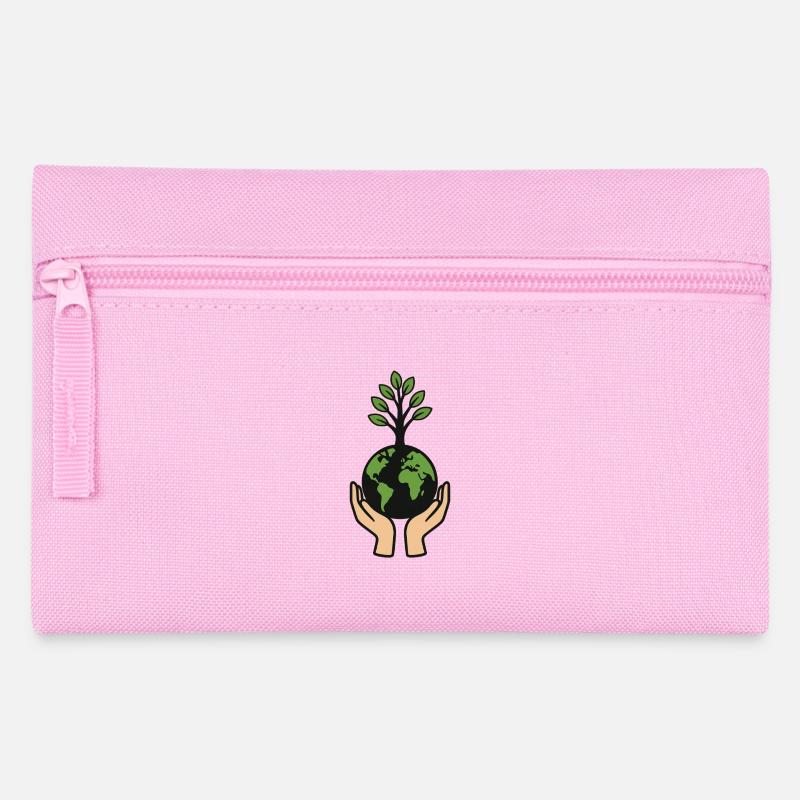 Arbre du monde en forme de cœur - Trousse - rose