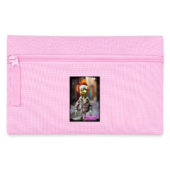 Poupée de personnage de canard expressif et burlesque punk - Trousse - rose - Devant