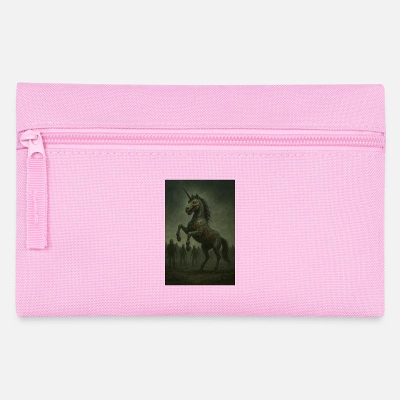 Licorne zombie - Trousse - rose