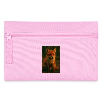 Animaux sauvages, renard - Trousse - rose - Devant