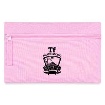 Triebfahrzeugführer Leidenschaft Lokführer - Federtasche - Rosa - Vorne