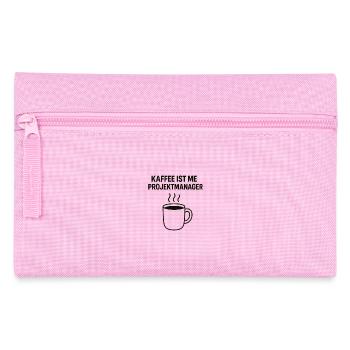 Coffee is my project manager - Pencil Case - pink - Front