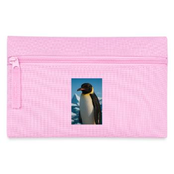 Penguin Portrait Mighty - Pencil Case - pink - Front