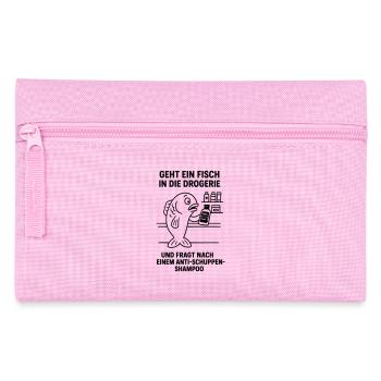 Anti-Dandruff Shampoo Fish Joke - Pencil Case - pink - Front