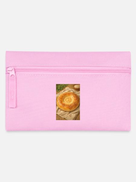 Sesamring-Brot - Federtasche - Rosa