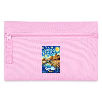 Seville Spain - Pencil Case - pink - Front