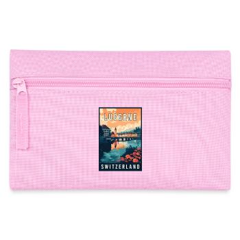 Erleben Sie die Schweizer Alpen und Luzern in der Schweiz - Federtasche - Rosa - Vorne