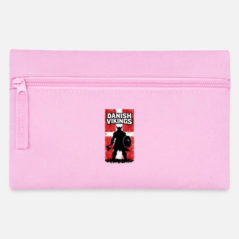 Vikings danois – Drapeau du Danemark du guerrier viking - Trousse - rose