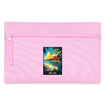 Découvrez le paradis tropical du Belize - Trousse - rose - Devant