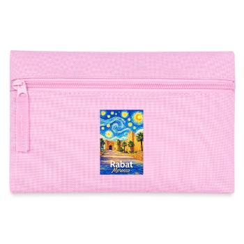 Rabat Maroc Nuit étoilée - Trousse - rose - Devant
