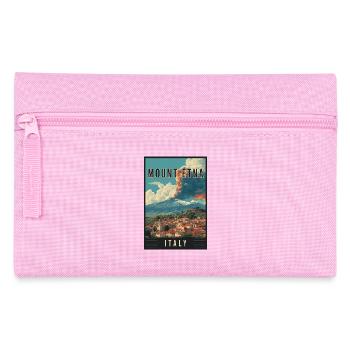 Experience Volcano Adventure and Mount Etna Italy - Pencil Case - pink - Front