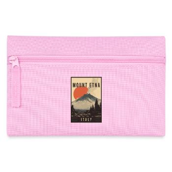 Discover Volcano Adventure and Mount Etna in Italy - Pencil Case - pink - Front