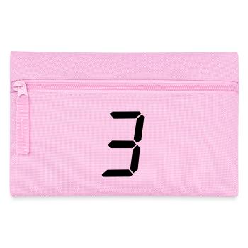 digitale_zahl_3 - Federtasche - Rosa - Vorne